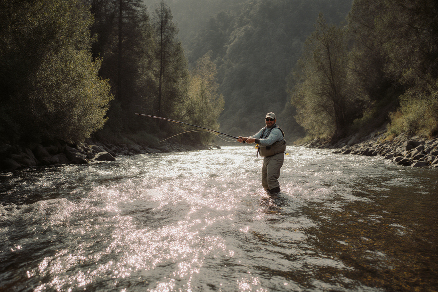 The shape of the river : Dunsmuir CA fly fishing access points on the Upper Sacramento