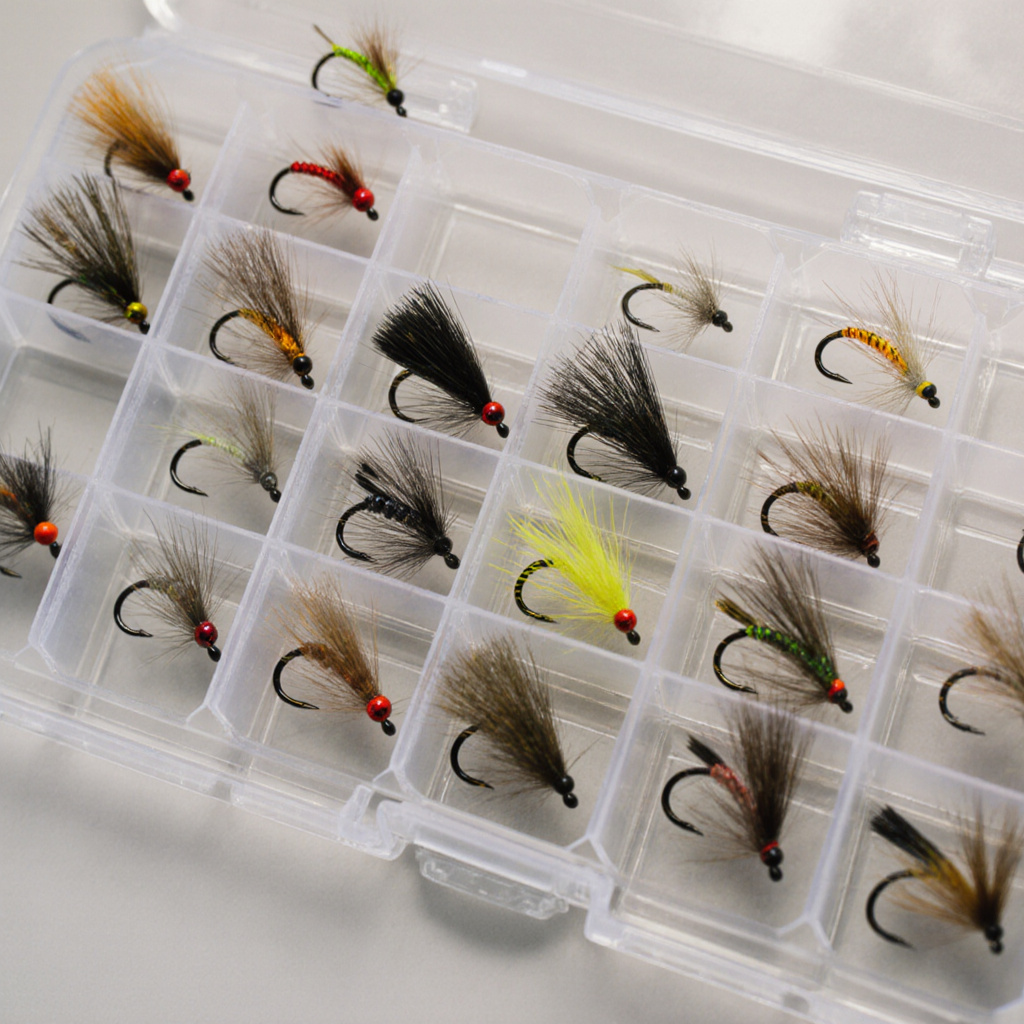 Why the box is different here : Best flies for the McCloud River: a two dozen fly starter box